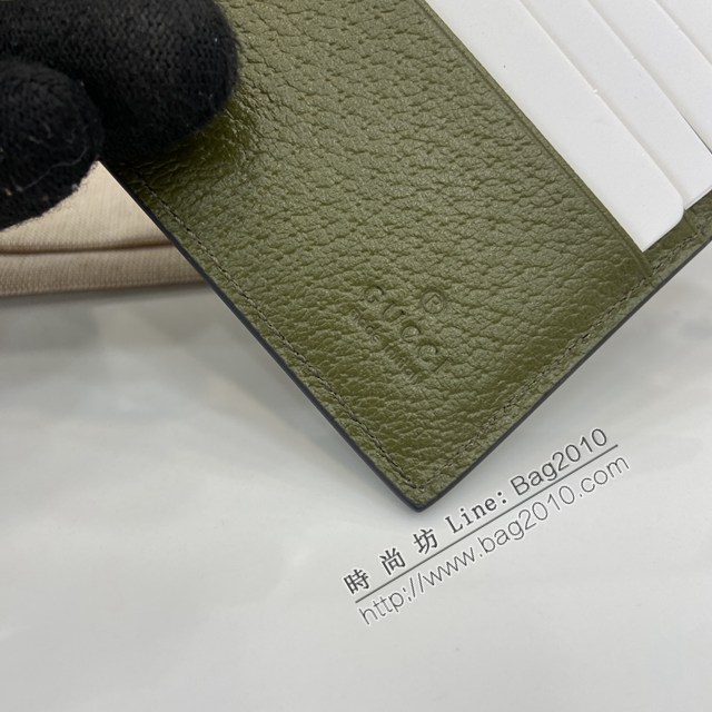 Gucci專櫃古馳最新款Marmont系列皮革雙折錢包男士短夾 jh2422型號：428726